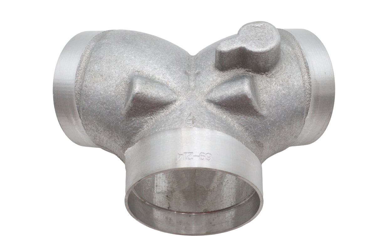 Ultima Oval 48mm Spigot Type Manifold Stainless Steel