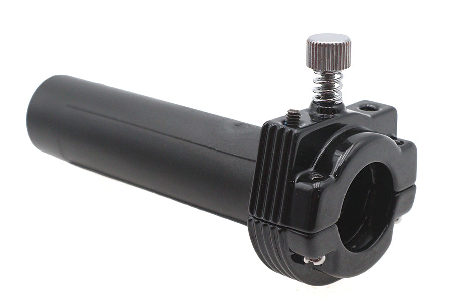 HARLEY Schwarze Einzelseilzug-Gasgriffarmatur Passend für 1981-1996 FX, 1981-1996 FXE,