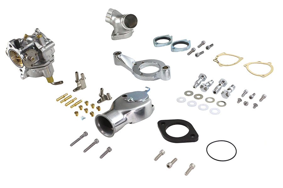 HARLEY Tourist Trophy 1-7/8 Zoll Shorty Vergaser Kit Passend für 1993-2007 FLST, 1993-2007 FXST, 1993
