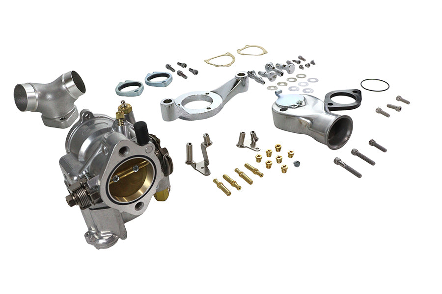 HARLEY Tourist Trophy 1-7/8 Zoll Shorty Vergaser Kit Passend für 1993-2007 FLST, 1993-2007 FXST, 1993