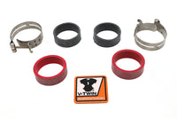 HARLEY Ansaugkrümmer-Schellensatz aus Edelstahl Passend für 1978-1984 FL, 1978-1985 XL,