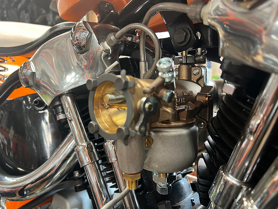 HARLEY Linkert M-74 Vergaserbaugruppe Passend für 1941-1965 FL,