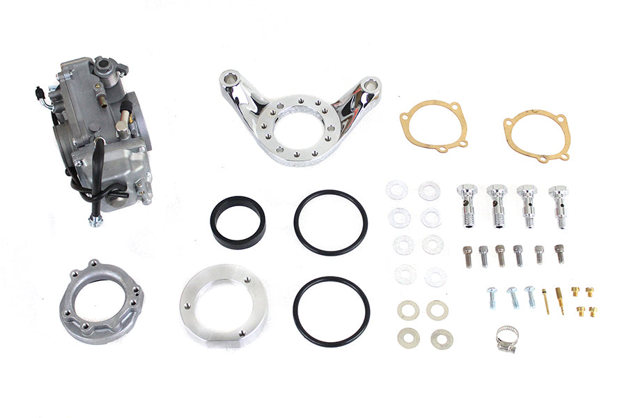 HARLEY OKO 42mm Flatslide Vergaser-Kit passend für 1993-2017 FLST, 1993-2017 FXST,
