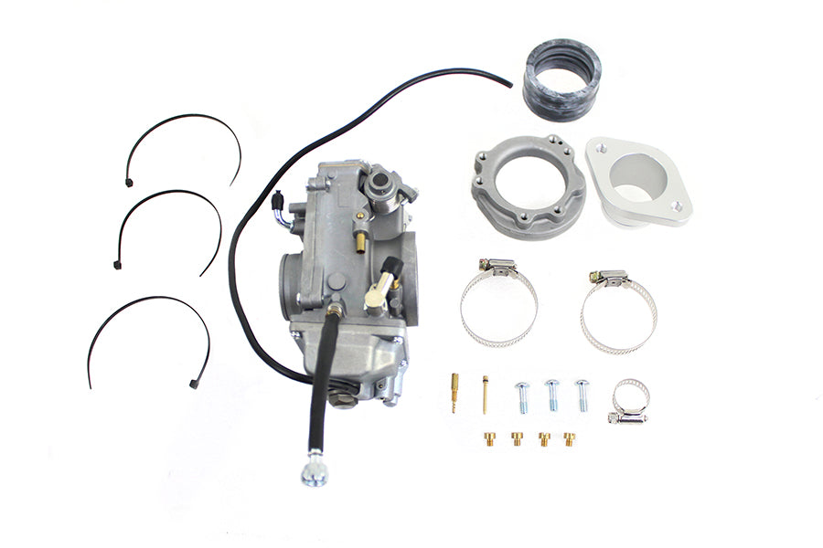 HARLEY OKO 42mm Gleichzugvergaser-Kit Passend für 1966-1984 FL,   1971-1984 FX,   1966-1984 XL,