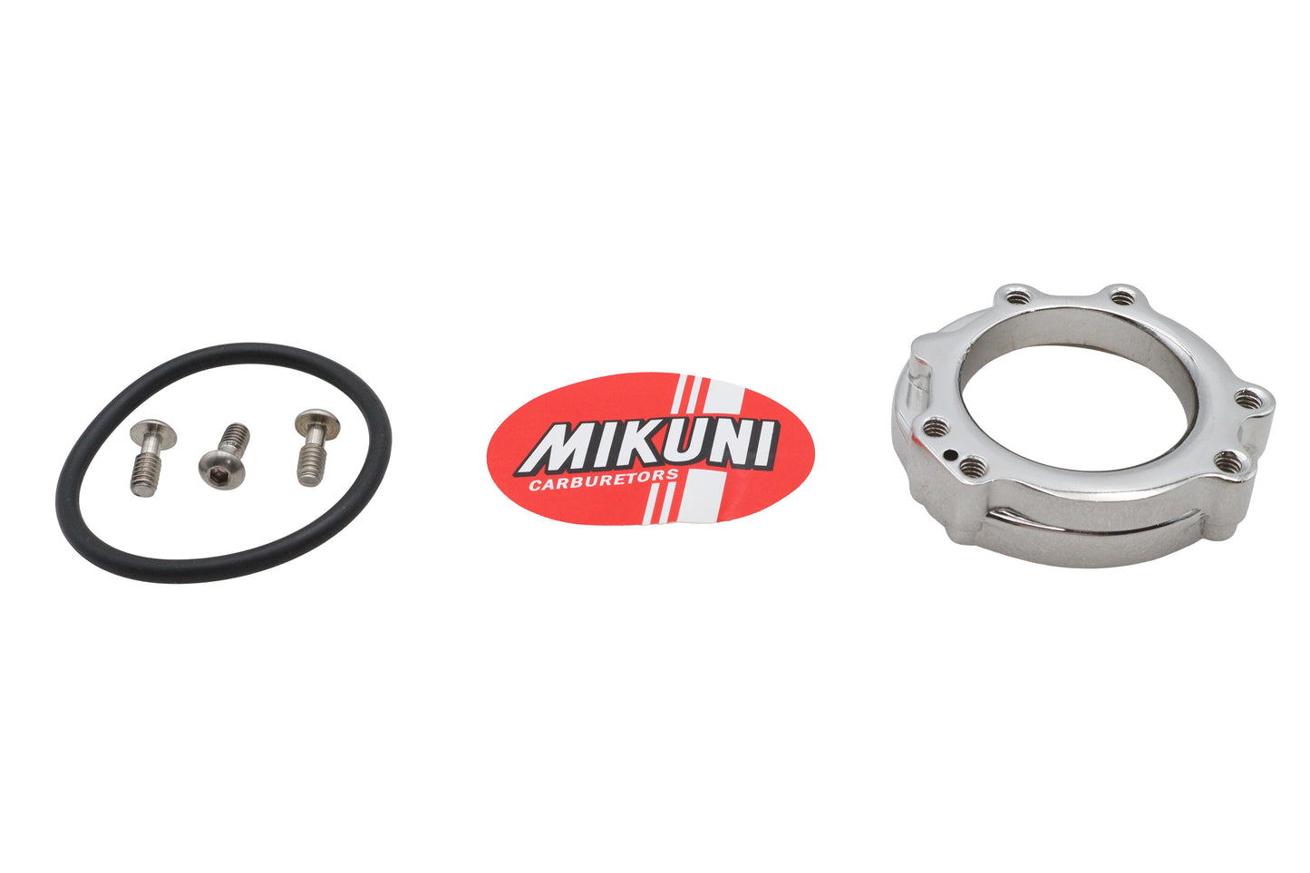 MIKUNI AIRBOX ADAPTER KIT, CHROME