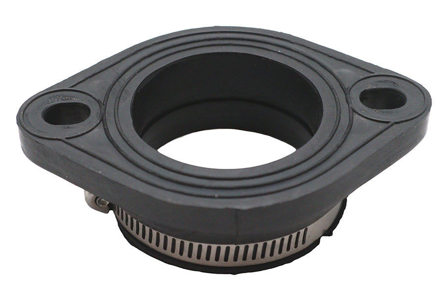 HARLEY Mikuni Flanschadapter, frühe 42mm Schwarz Passend für 0- Custom, Anwendung für frühen Mikuni 42mm Vergaser