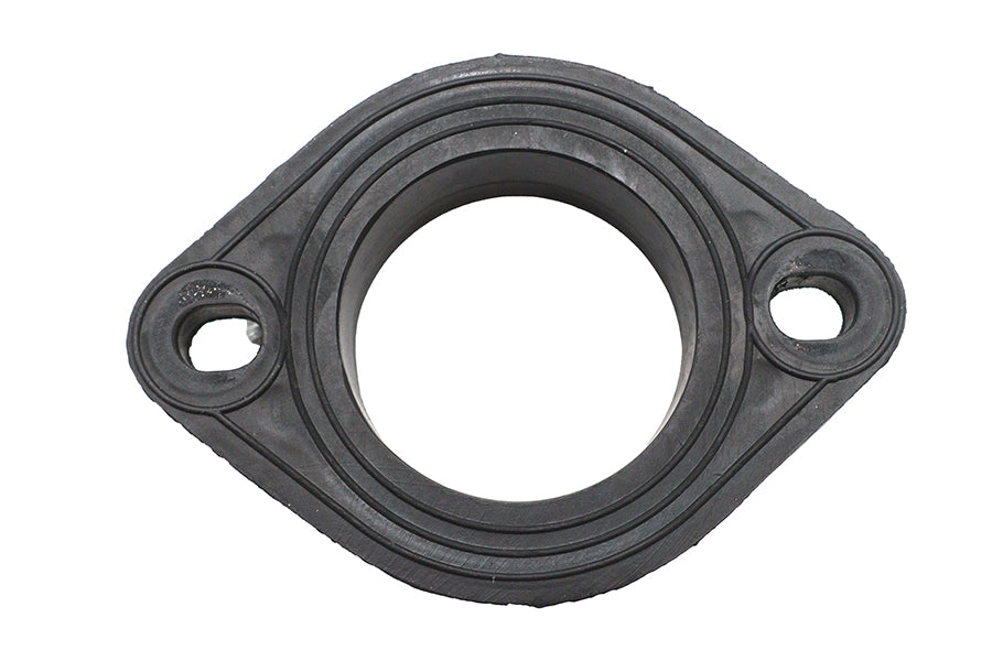 HARLEY Mikuni Flanschadapter, frühe 42mm Schwarz Passend für 0- Custom, Anwendung für frühen Mikuni 42mm Vergaser