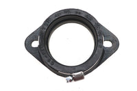 HARLEY Mikuni Flanschadapter früh 45mm Schwarz Passt 0- Custom, Anwendung für frühen Mikuni 45mm Vergaser