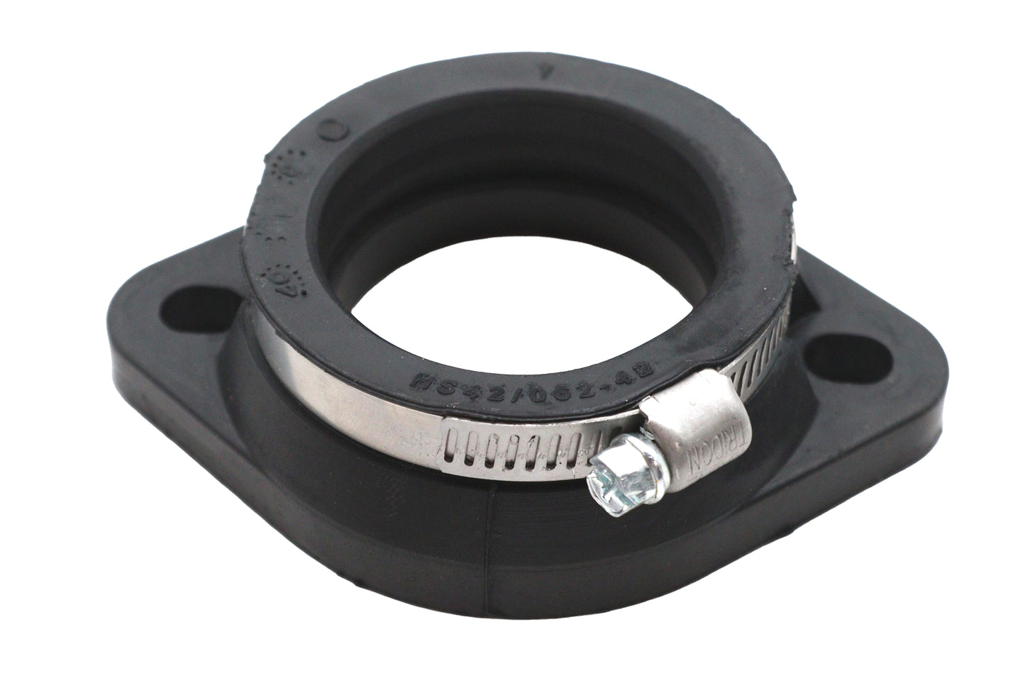 HARLEY Mikuni Flansch Adapter 42mm Schwarz Passend für 0- Custom, Anwendung für Mikuni 42mm Vergaser 0-