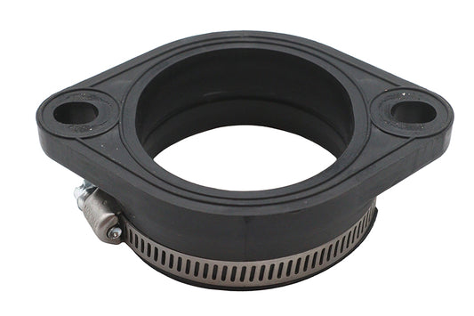 HARLEY Mikuni Flange Adapter 48mm Black Fits 0-  Custom, Application for Mikuni 48mm Carburetor 0-
