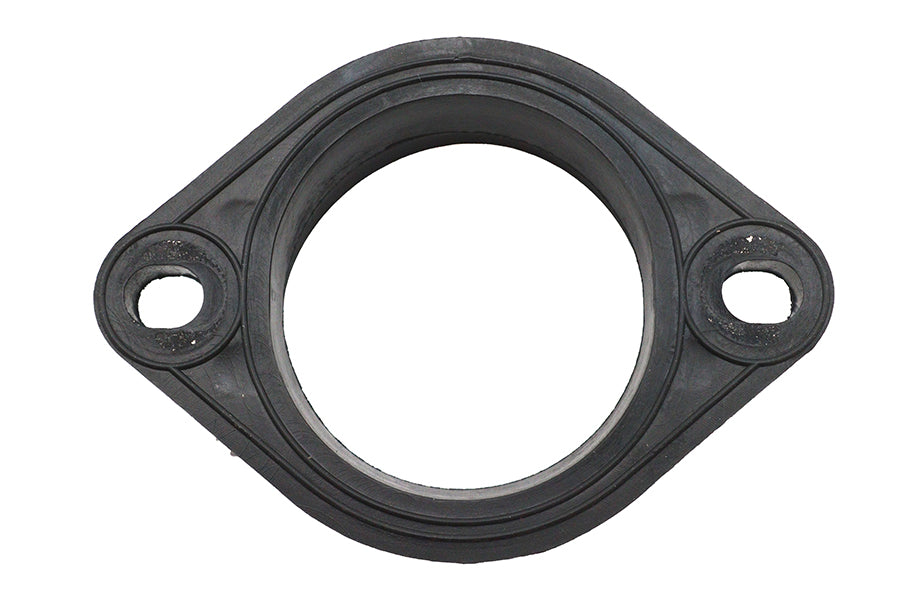 HARLEY Mikuni Flanschadapter 48mm Schwarz Passend für 0- Custom, Anwendung für Mikuni 48mm Vergaser 0-