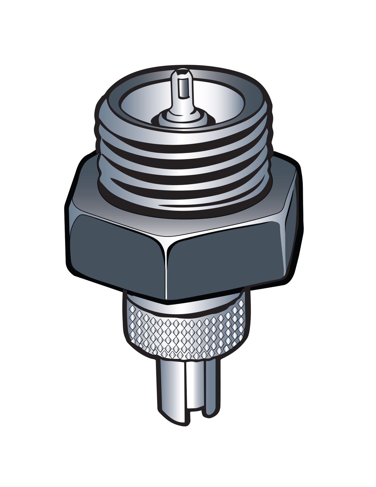 HARLEY OKO Shorty Ablassschraube Passt 0- Custom, Anwendung für S&S und OKO Shorty Vergaser