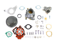HARLEY OKO Performance 1-7/8 Zoll Shorty Vergaser Kit Passt für 1993-2007 FLH, 1993-2007 FLST, 1993