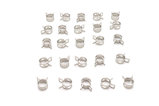 HARLEY Nickel Plated Oil Line Hose Clamp Fits 0-  Custom, application