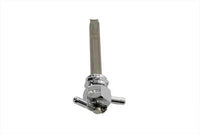 HARLEY Pingel Metric Hex Petcock Right Spigot with Nut Chrome fits 1975-1984 FL,  1975-1984 FX,  1984-1994 FXST,  1986-1994 FLST,  1975-1995 XL,  1982-1994 FXR,  1982-1994 FXR,  1991-1994 FXD,