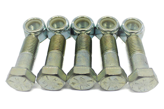 HARLEY Sprocket Bolt and Nut Kit Zinc Plated Fits 1973-1984 FX,   1973-1984 FL,   1979-1990 XL,   19