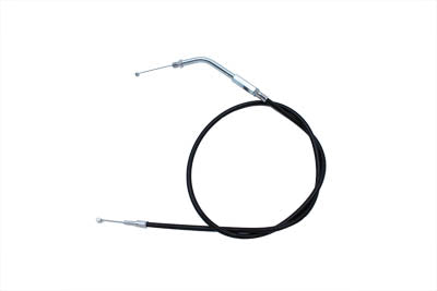 HARLEY Schwarzer Gaszug mit 45° Winkelstück Passend für 1981-1984 FX,   1981-1984 FLH,   1984-1989 F