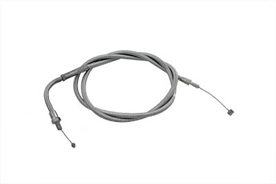 HARLEY Gaszug Spiral, verchromt Passt auf 1976-1980 FL, 1976-1980 FX, 1976-1980 XL,