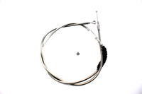 HARLEY 75.25 Zoll Geflochtenes Edelstahl-Kupplungszug für 1987-2006 FLT, 1987-2006 FLST, 1987-