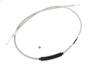 HARLEY 79 Zoll geflochtenes Edelstahl-Kupplungszug passt für 1987–2006 FLT, 1987–2006 FLST, 1987–200
