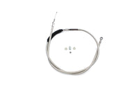 HARLEY 65,69 Zoll geflochtenes Edelstahl-Kupplungszug passend für 1987-2006 FLT, 1987-2006 FLST, 1987-