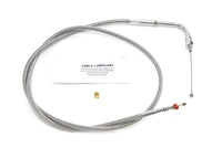 HARLEY 38 Zoll Edelstahl-Leerlaufzug passend für 1983-1987 FXRT, 1983-1987 FXR, 1983-1987 FXRSE,