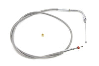 HARLEY 38 Zoll Edelstahl-Leerlaufzug passend für 1983-1987 FXRT, 1983-1987 FXR, 1983-1987 FXRSE,