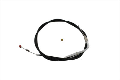 HARLEY 44.75 Zoll schwarzes Leerlaufseil Passend für 1996–2001 FLHR, 1996–2001 FLHT,