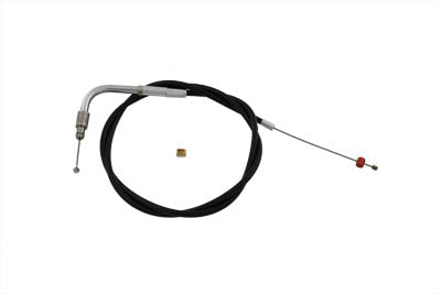 HARLEY 34.375 Zoll Schwarzer Gaszug Passend für 1996-UP FLST, 1996-2017 FXD, 1996-2017 FXDWG, 199