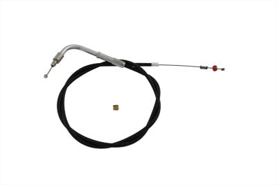 HARLEY 34,50 Zoll schwarzer Leerlaufzug Passend für 1996-UP FLST, 1996-2017 FXD, 1996-2017 FXDWG, 1996-UP
