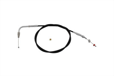 HARLEY 41 inch Black Throttle Cable Fits 0-  Custom, application for Mikuni HS40 on Big Twin models