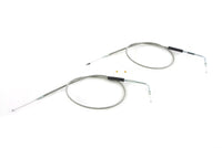 HARLEY Gaszug- und Leerlaufzug-Set aus Edelstahl passend für 1994-1995 FLHR, 1990-1995 FLHT, 1990-199