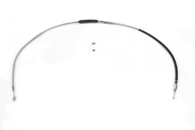 HARLEY 68.81 Zoll geflochtenes Kupplungszug aus Edelstahl passend für 2007-2017 FXDWG,