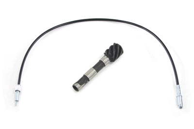 HARLEY Tachometer-Antriebszahnrad und Kabel-Kit passend für 1962-1970 XL,