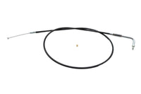 HARLEY schwarzer Gaszug mit 90°-Winkelstück, passend für FL ab 1981, FX ab 1981, XL 1981-1996,