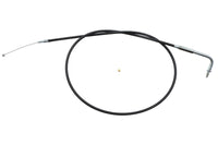 HARLEY schwarzer Gaszug mit 90°-Winkelstück, passend für FL ab 1981, FX ab 1981, XL 1981-1996,