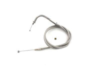 HARLEY Gaszug geflochten aus Edelstahl mit 33 Zoll Hülle Passend für 1976-1980 FL, 1976-1980 FX,