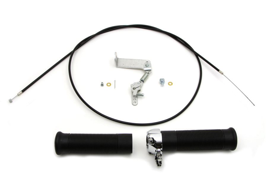 HARLEY Flanders Gasgriff-Kit passend für 1948–1965 FL,