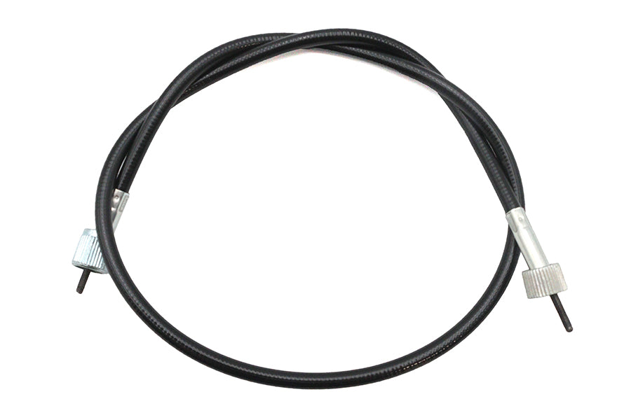 HARLEY 35.00 Zoll Schwarzes Drehzahlmesser-Kabel Passt 1974-1980 XL,