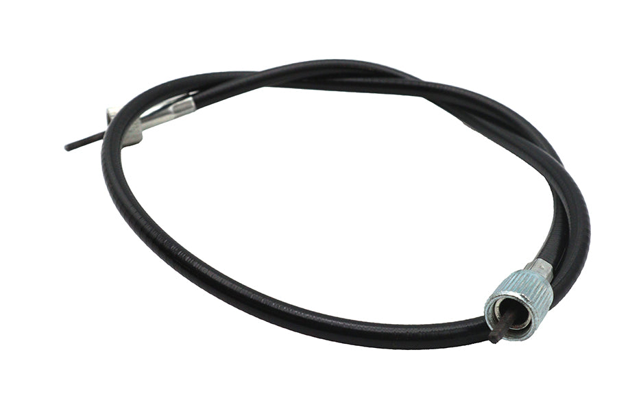 HARLEY 35.00 Zoll Schwarzes Drehzahlmesser-Kabel Passt 1974-1980 XL,