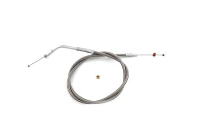HARLEY 35.75 Zoll Edelstahl-Gaszug passend für 1986-1987 XL,