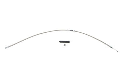 HARLEY 65 Zoll geflochtenes Kupplungsseil aus Edelstahl passend für 1986–2003 XL, 1200