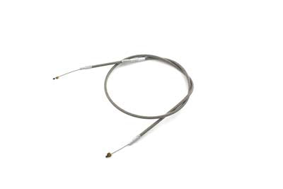 HARLEY Braided Stainless Steel Throttle Cable with 40.25 inch Casin Fits 0-  Custom, application for