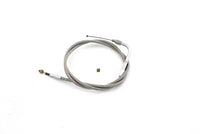HARLEY 編組ステンレススチールアイドルケーブル、42インチケーシング付き 0-カスタム、Super 用