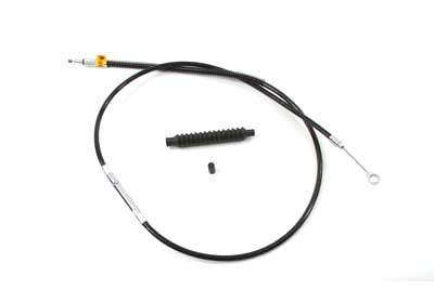 HARLEY 64,75 Zoll schwarzer Kupplungszug passend für 1987-1992 FXR, 1987-1992 FXRS, 1987-1992 FXRS, 1987-