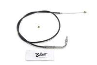 HARLEY schwarzer Gaszug mit 36,50 Zoll Hülle, passend für 1976-1980 FX, 1976-1980 FL, 1976-1980 XL