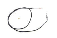 HARLEY schwarzer Gaszug mit 43.635 Gehäuse passend für 1981-1984 FX, 1981-1984 FL, 1984-1989 FXST,