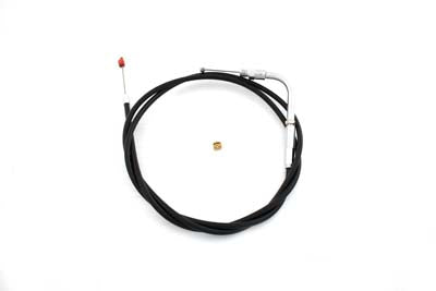 HARLEY Schwarz Gaszug mit 46.375 Zoll Hülle Passend für 1981-1984 FLT,   1985-1989 FLT,   1981-1989