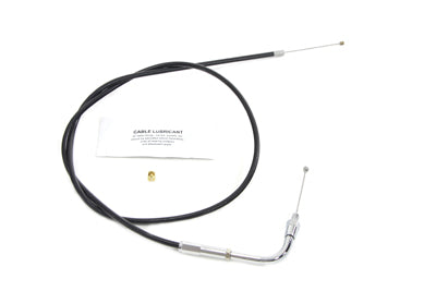 HARLEY 38 inch Black Throttle Cable Fits 0-  Custom, application for Mikuni carburetor