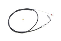 HARLEY 44,375 Zoll schwarzer Gaszug passend für 1990-1995 FLT, 1990-1995 FLHT, 1990-1995 FLT,